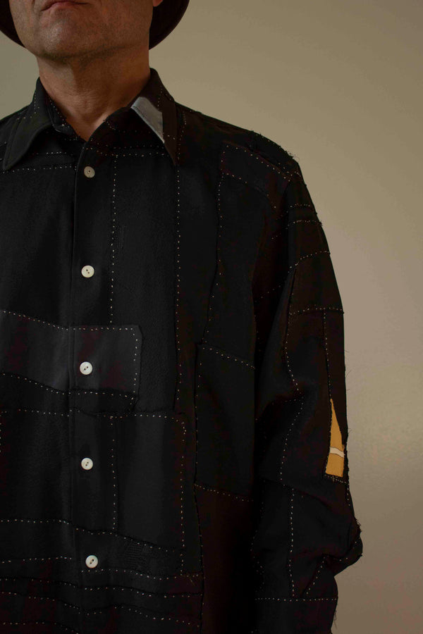 N° 258 hand-stitched classic shirt - L (made to order)