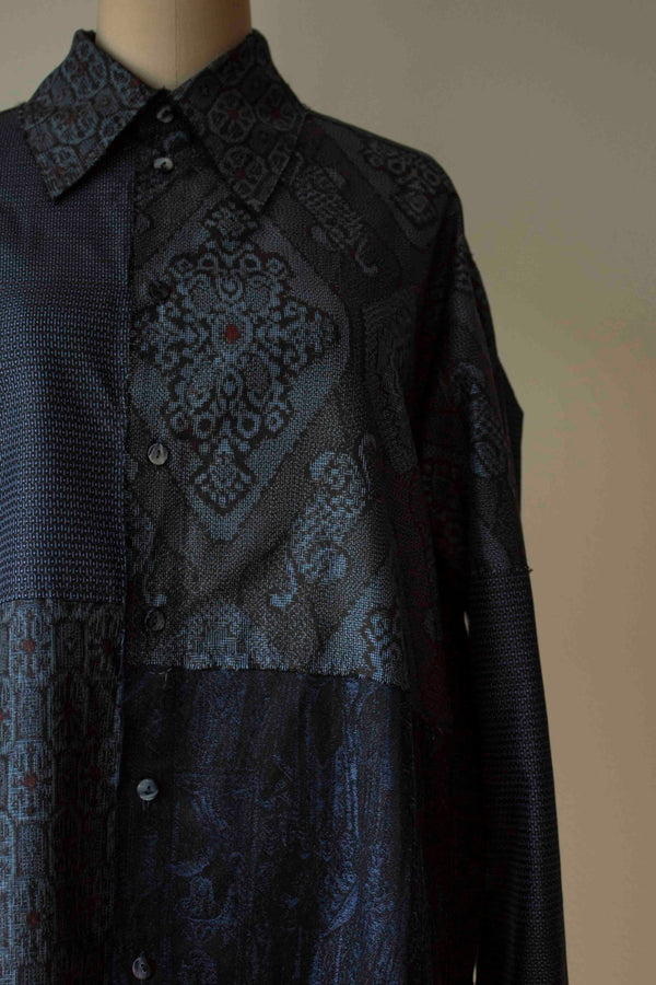 N° 53 daisuke patchwork shirt -  S