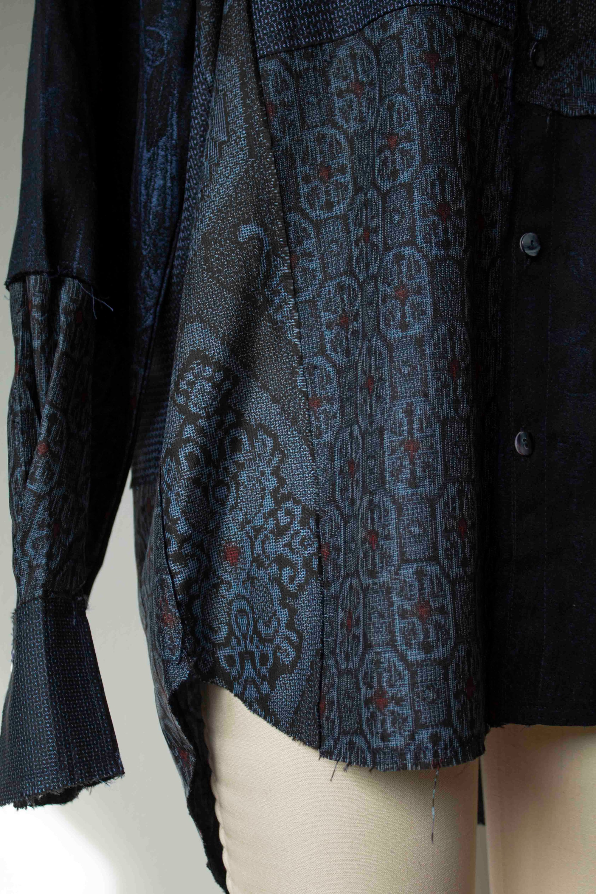 N° 53 daisuke patchwork shirt -  S