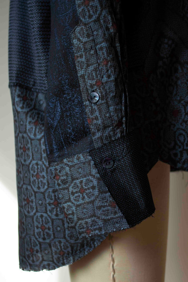 N° 53 daisuke patchwork shirt -  S