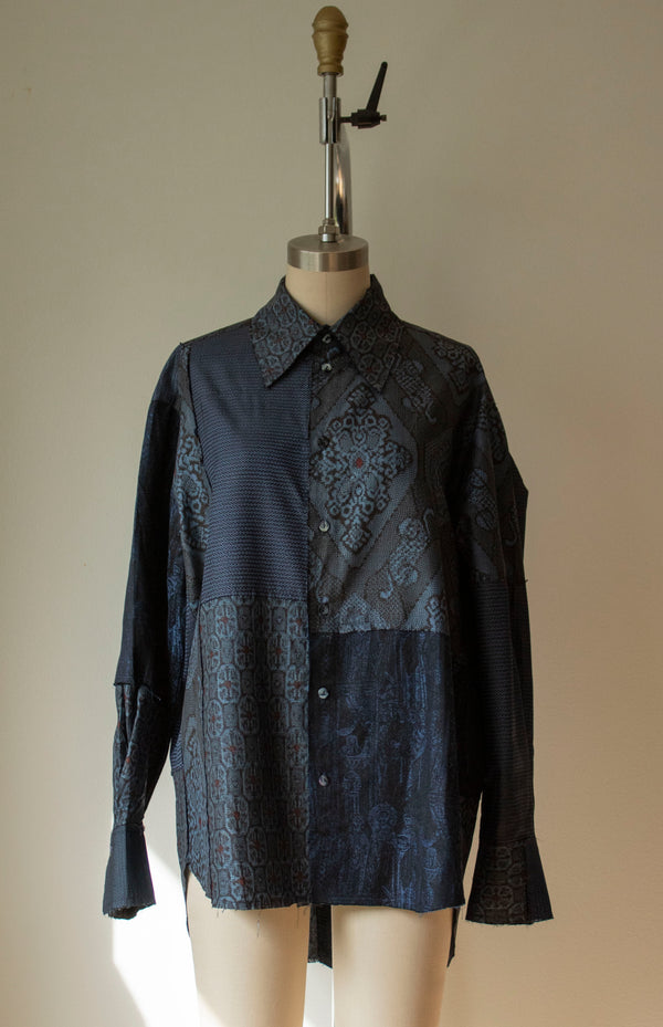 N° 53 daisuke patchwork shirt -  S