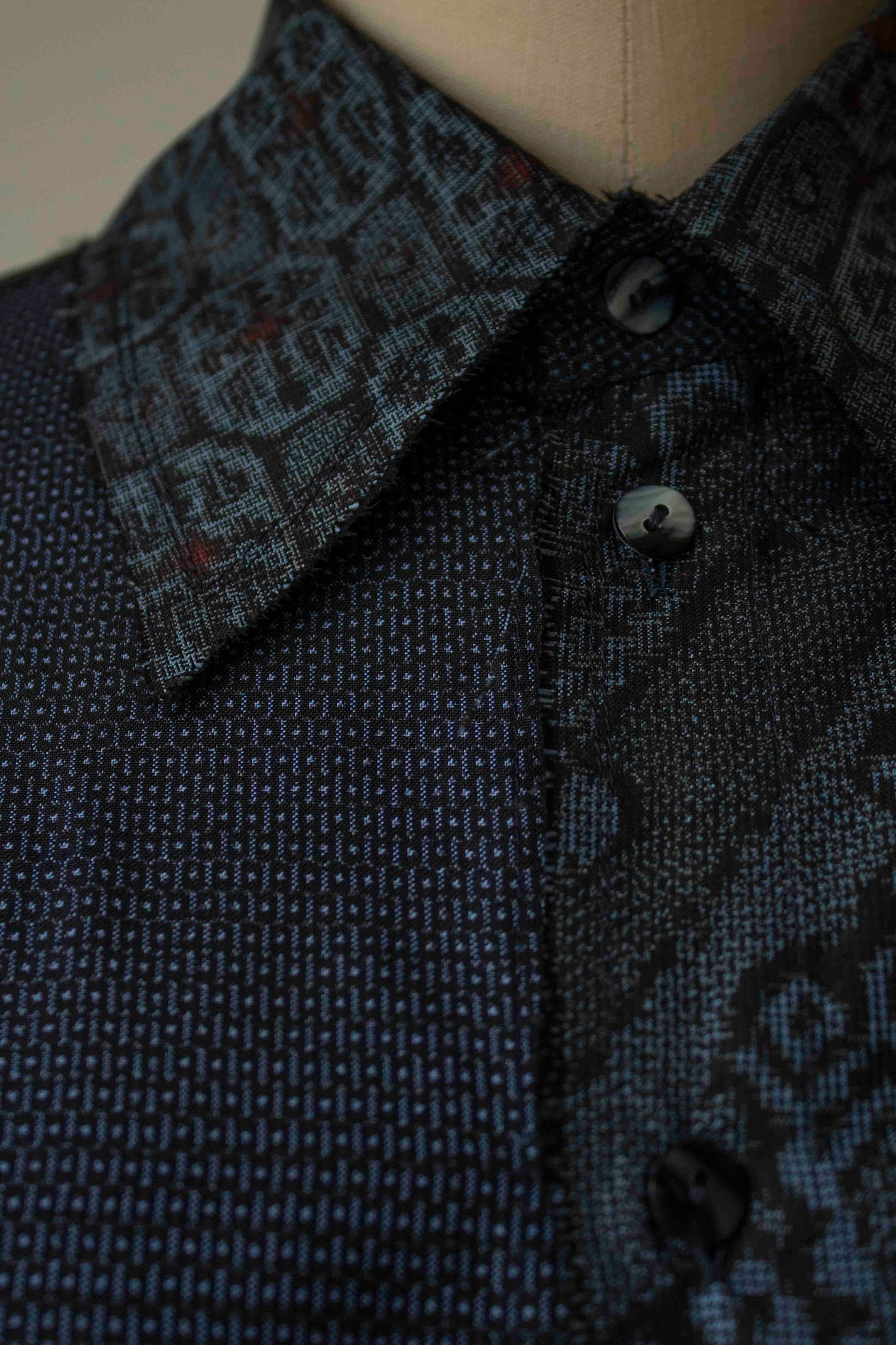 N° 53 daisuke patchwork shirt -  S