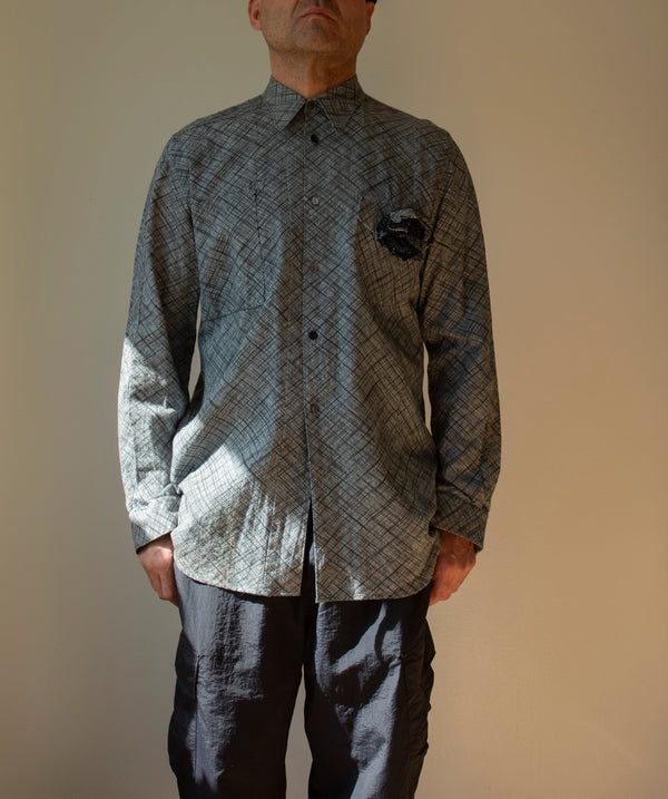 N° 258 lines classic yukata shirt - L