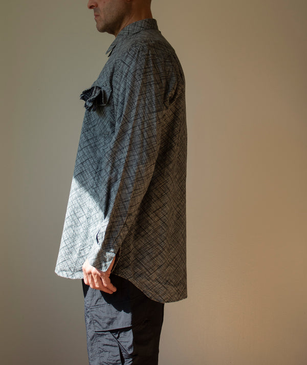 N° 258 lines classic yukata shirt - L