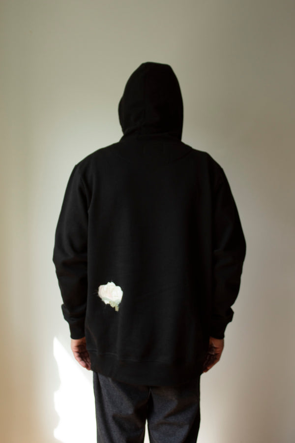 N° 306 multi pressed flower heavyweight hoodie - XL