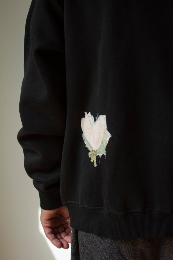 N° 306 multi pressed flower zip hoodie 2 - XL