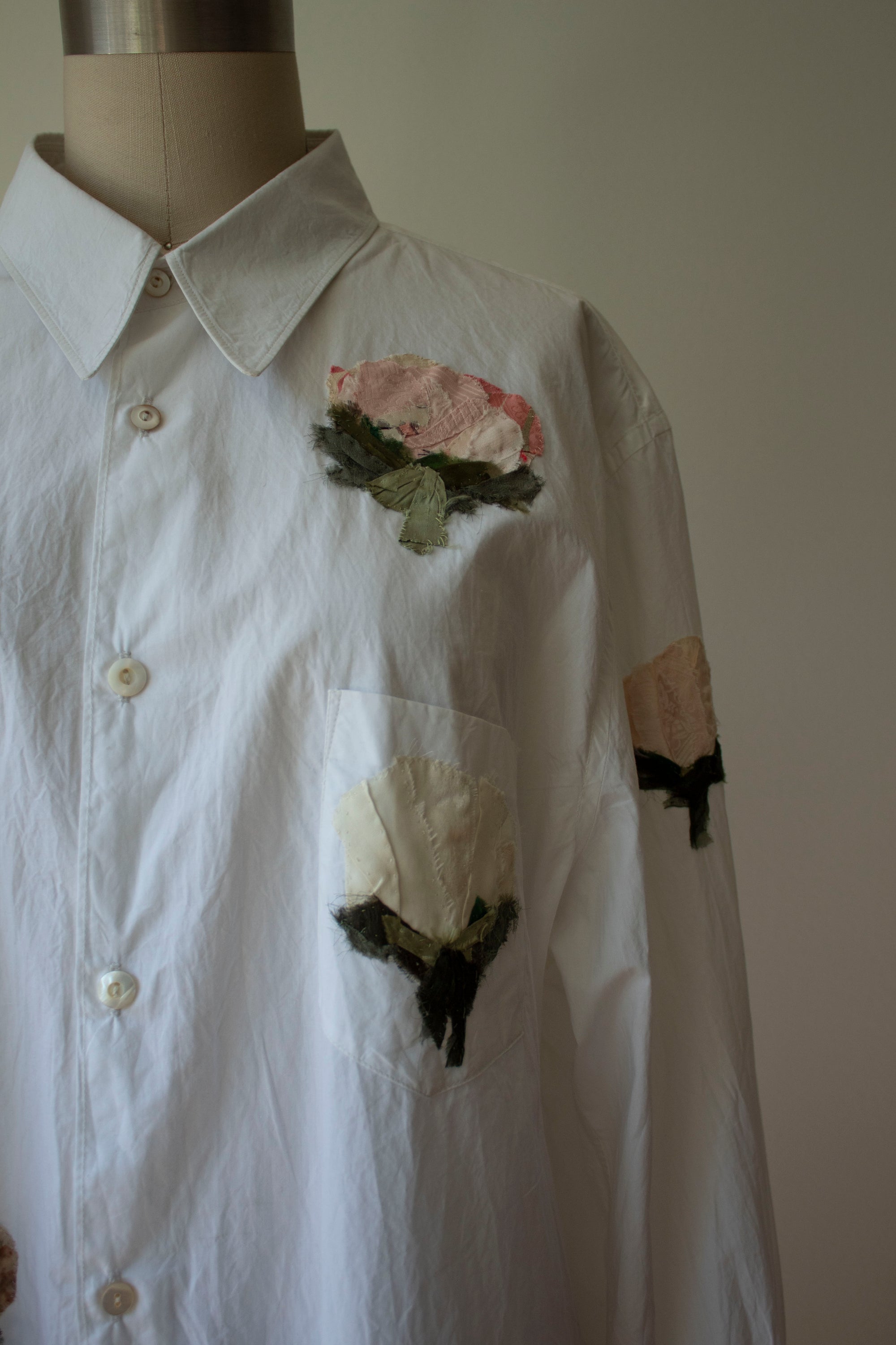 N° 258 multi flower classic shirt (made to order)