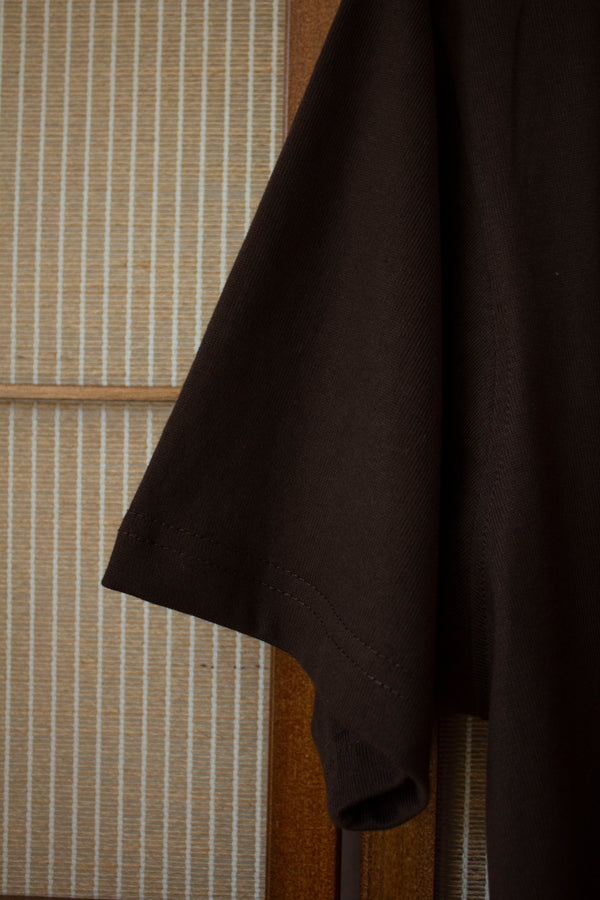 N° 285 hakuho heavyweight t-shirt - choco brown (made to order)