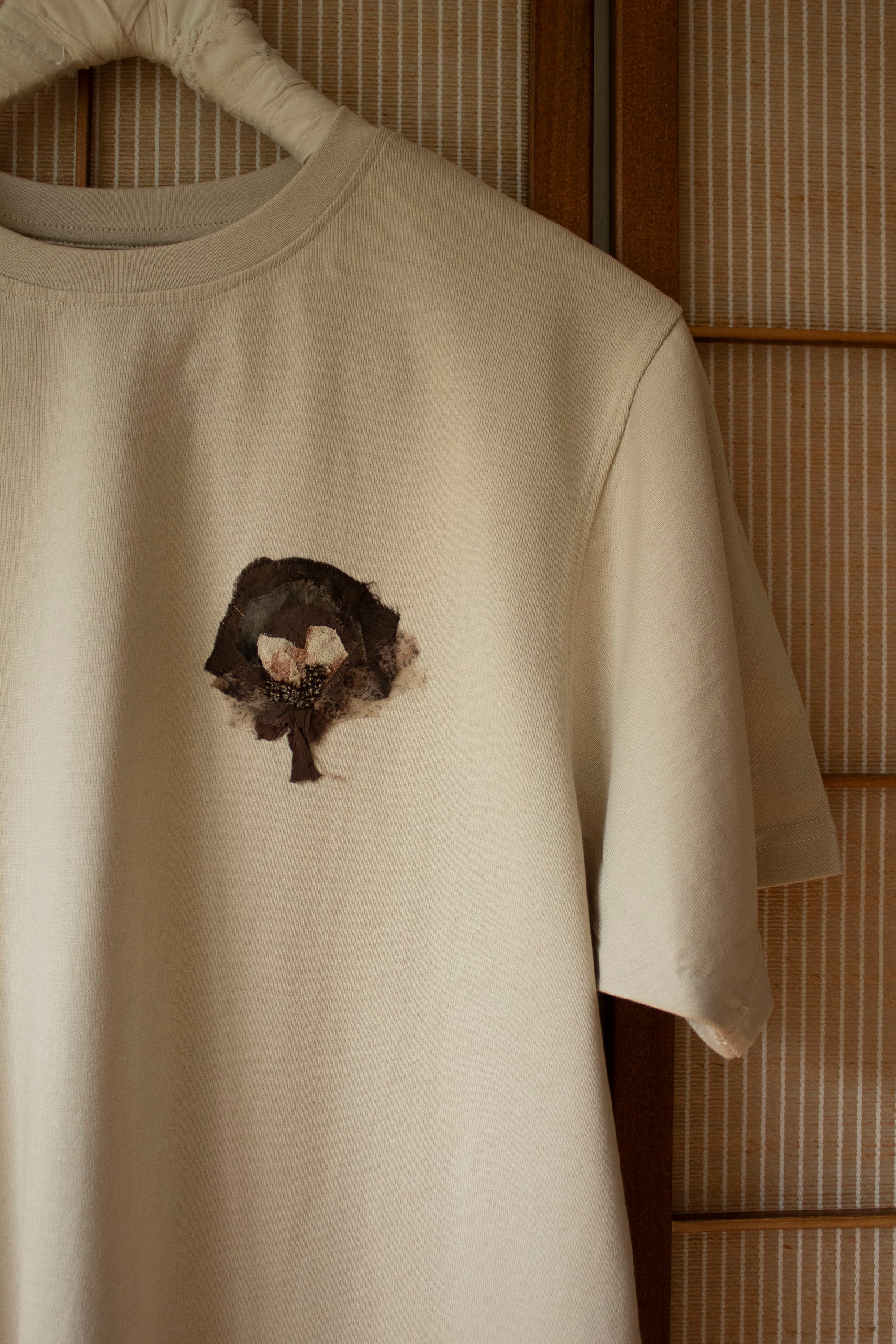 N° 285 hakuho heavyweight t-shirt - suna beige (made to order)