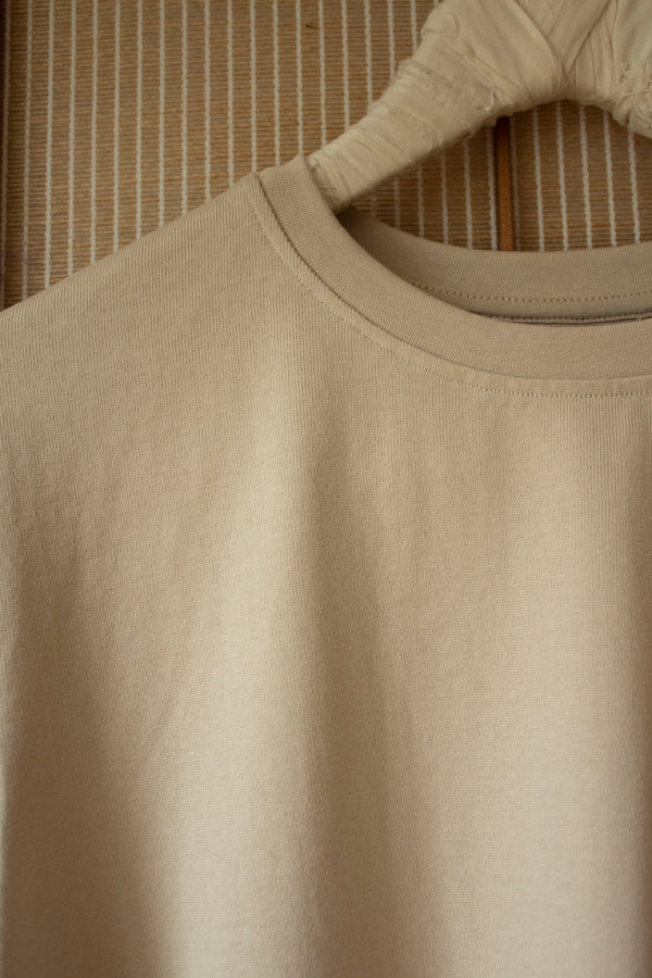 N° 285 hakuho heavyweight t-shirt - suna beige (made to order)