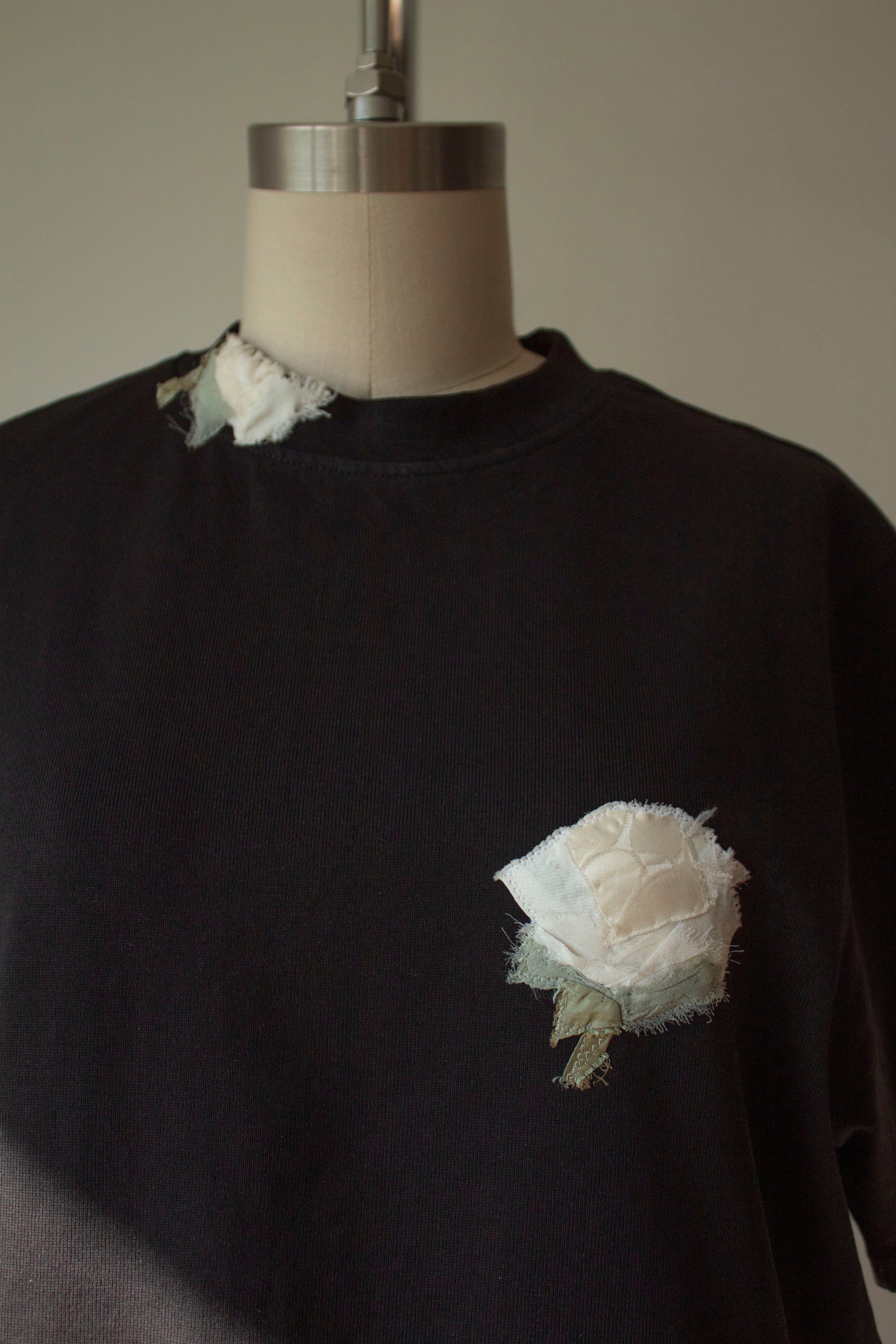 N° 285 multi pressed flower heavyweight t-shirt - S