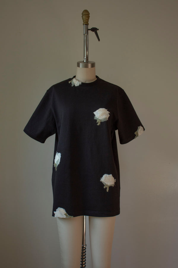 N° 285 multi pressed flower heavyweight t-shirt - S